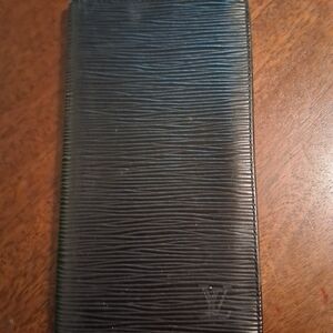 Louis Vuitton Black Epi Leather Credit Card Busi